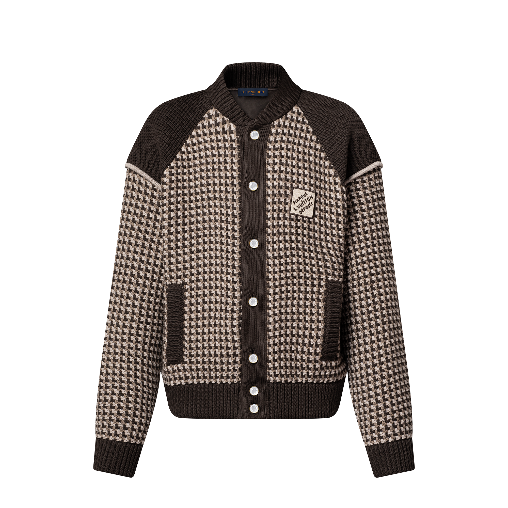 Knitted Cotton Jacquard Bomber - Ready-to-Wear | LOUIS VUITTON